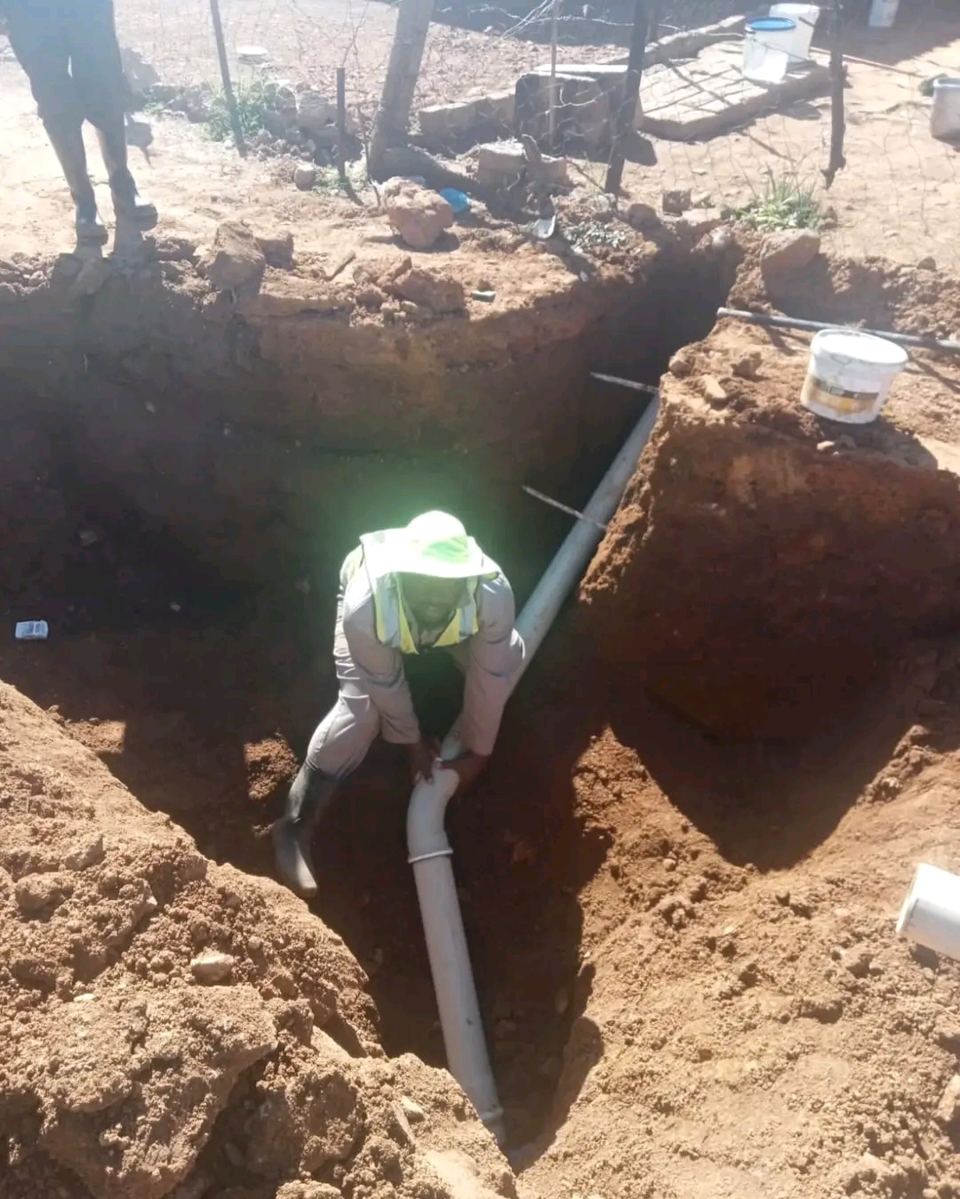 Sewer Pipe Installation